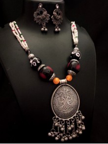 Oxidized Jewelry Set